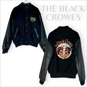 The Black Crowes Shake Your Money Maker World Tour Jacket 90-91 Vintage M